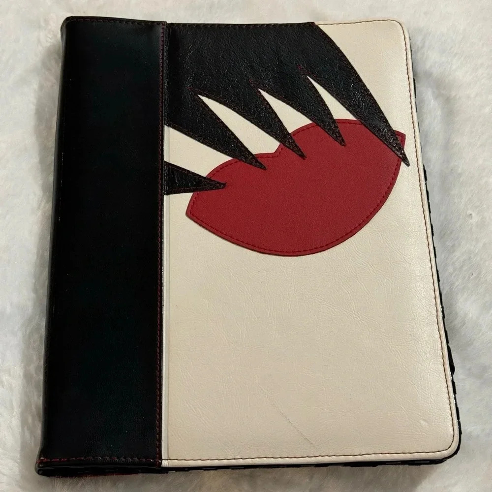 Seth Aaron SA Mod iPad Leather Case Modern White Cream Black Red